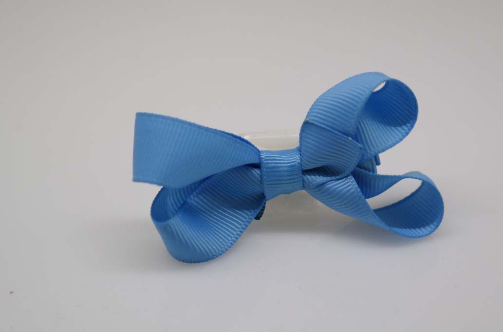 Small bowtique hair Bow with colors  Copen 